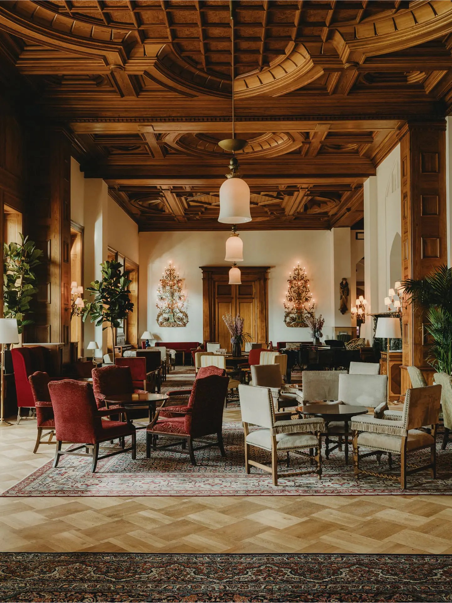 Le Grand Hall im Badrutts Palace Hotel