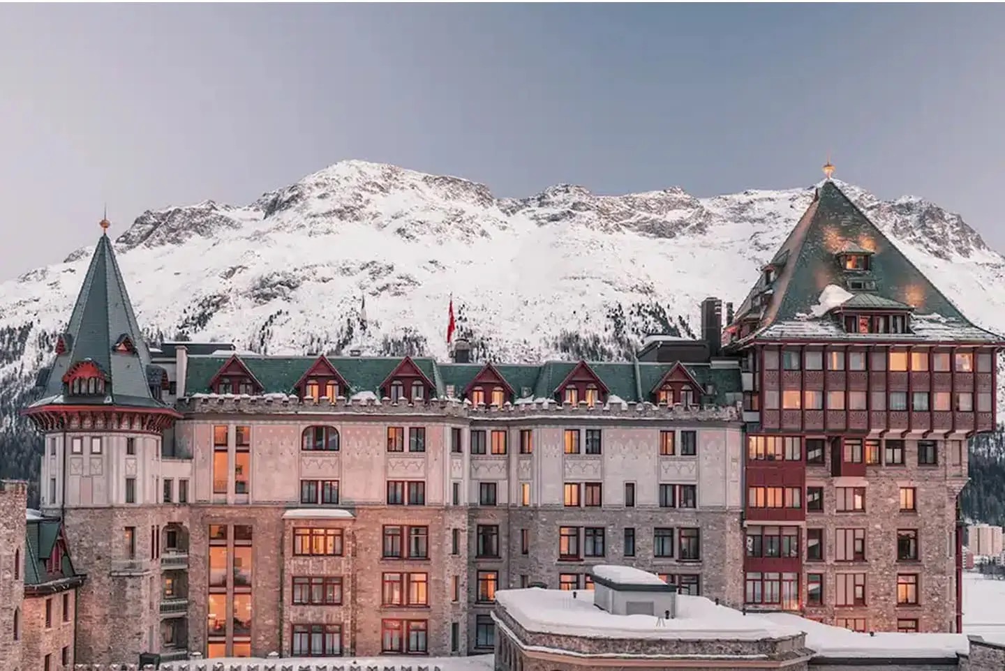 Badrutts Palace Hotel St. Moritz im Winter