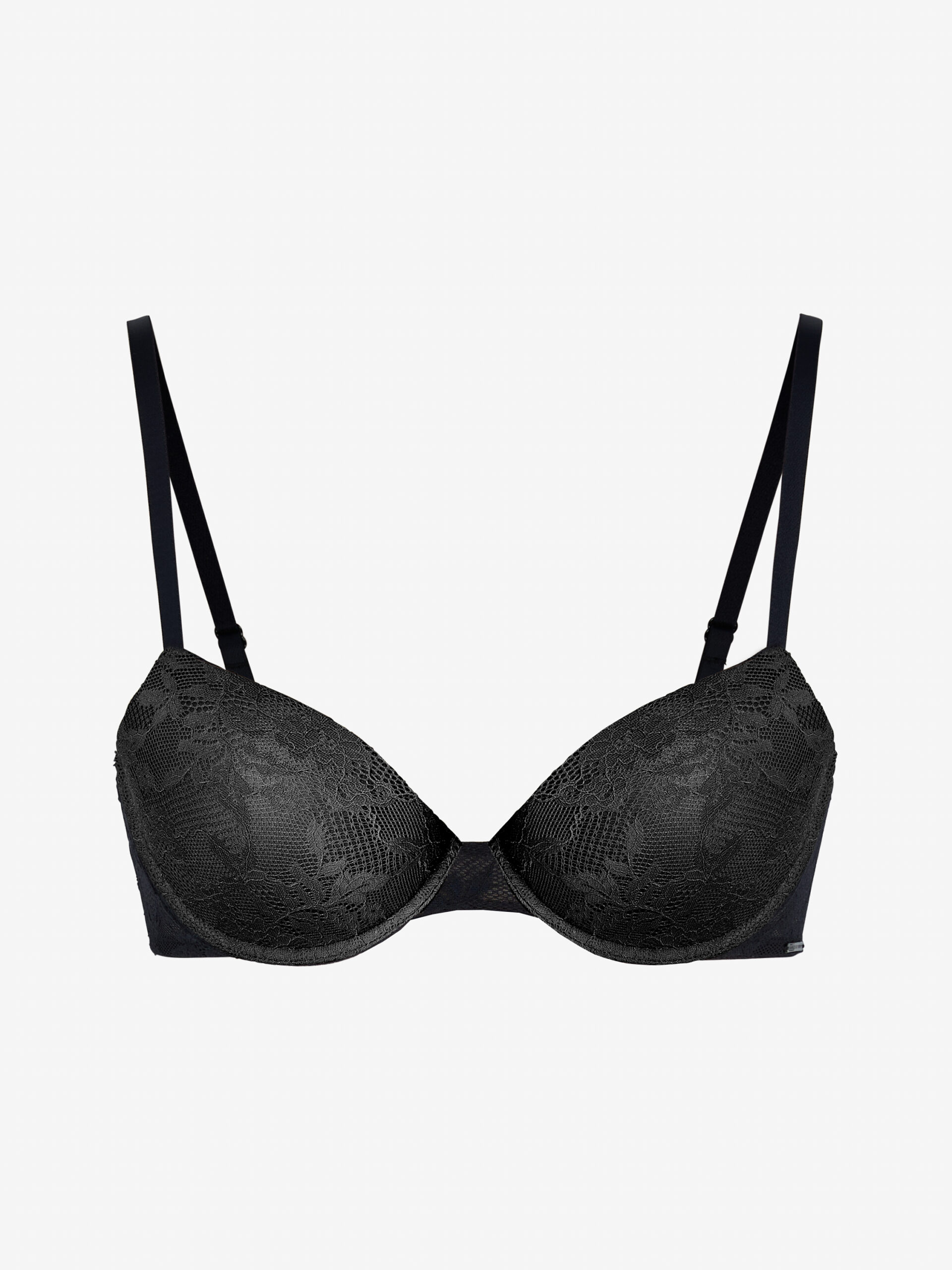 Savage X Fenty Luxe Lace Unlined Low-Cut Balconette Bra in Schwarz